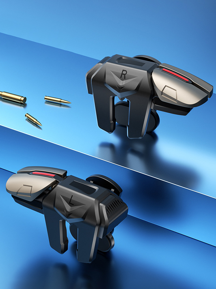 Gaming Accessories For Free Fire - 2pcs 6 Finger Gaming Trigger for