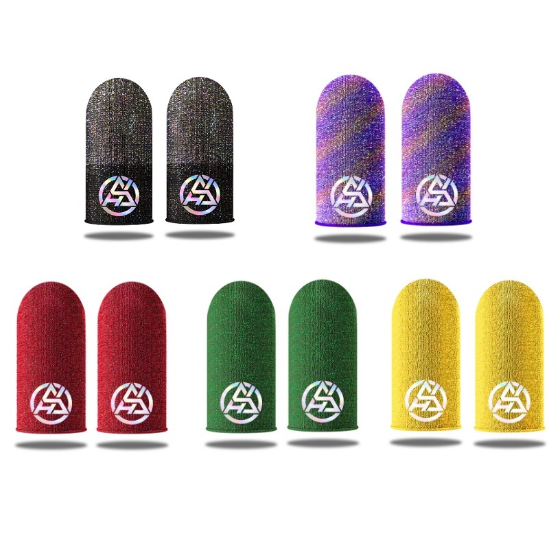 Gaming Accessories For Your Phone - 5 Pairs Game Finger Sleeve Silver