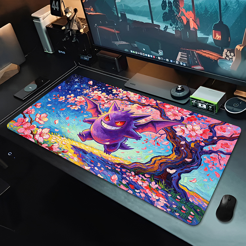 Gaming Office Accessories - Mouse Pad sakura Gengar Gaming Accessories