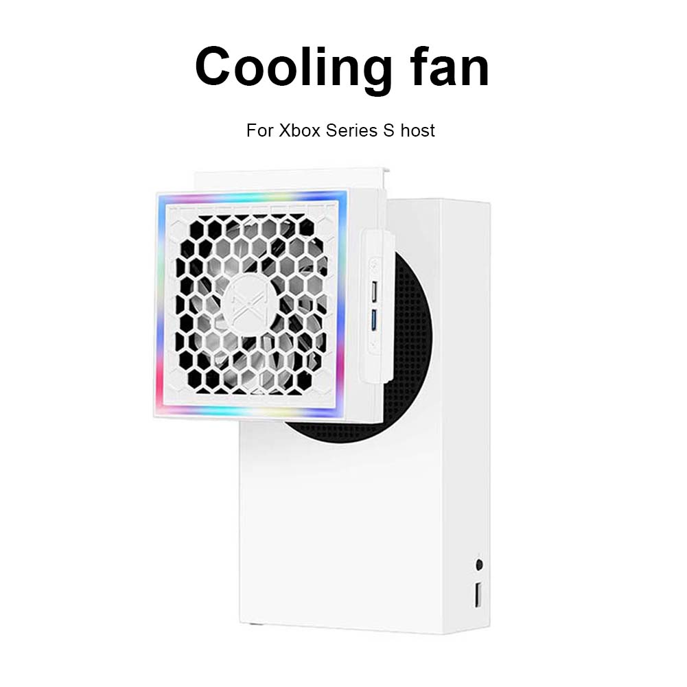 Gaming Accessories Xbox Series S - LED Cooling Fan Cooler with LED
