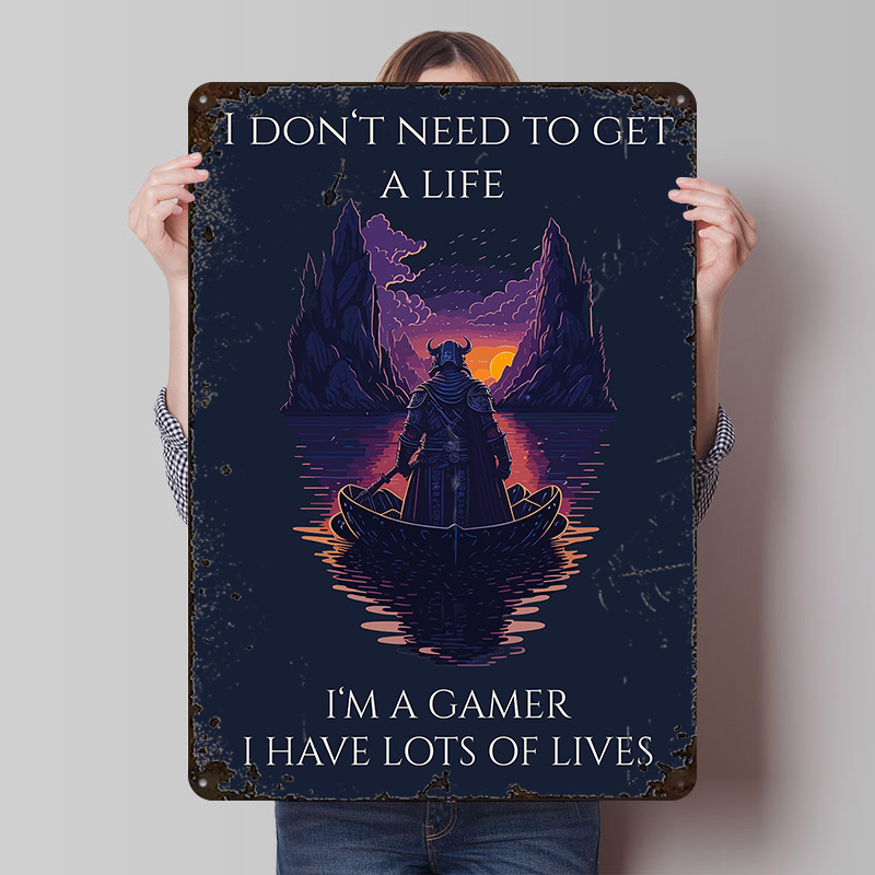 Gaming Accessories Europe - Gaming Quote Printing Poster Customized Retro
