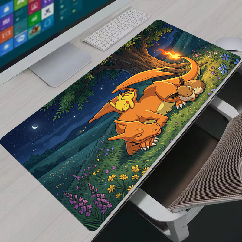 Gaming Office Accessories - Mouse Pad Anime PC Gamer Cabinet
