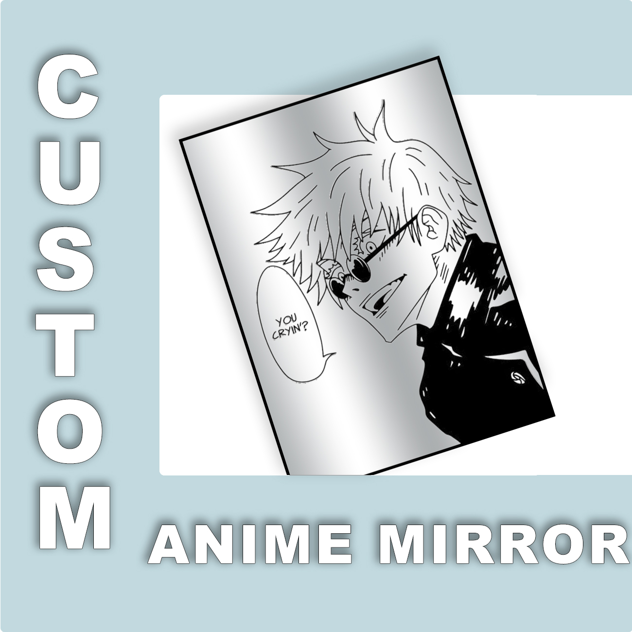 Custom Design Anime Mirror Vin - Gaming Accessories For Room recensie en prijs