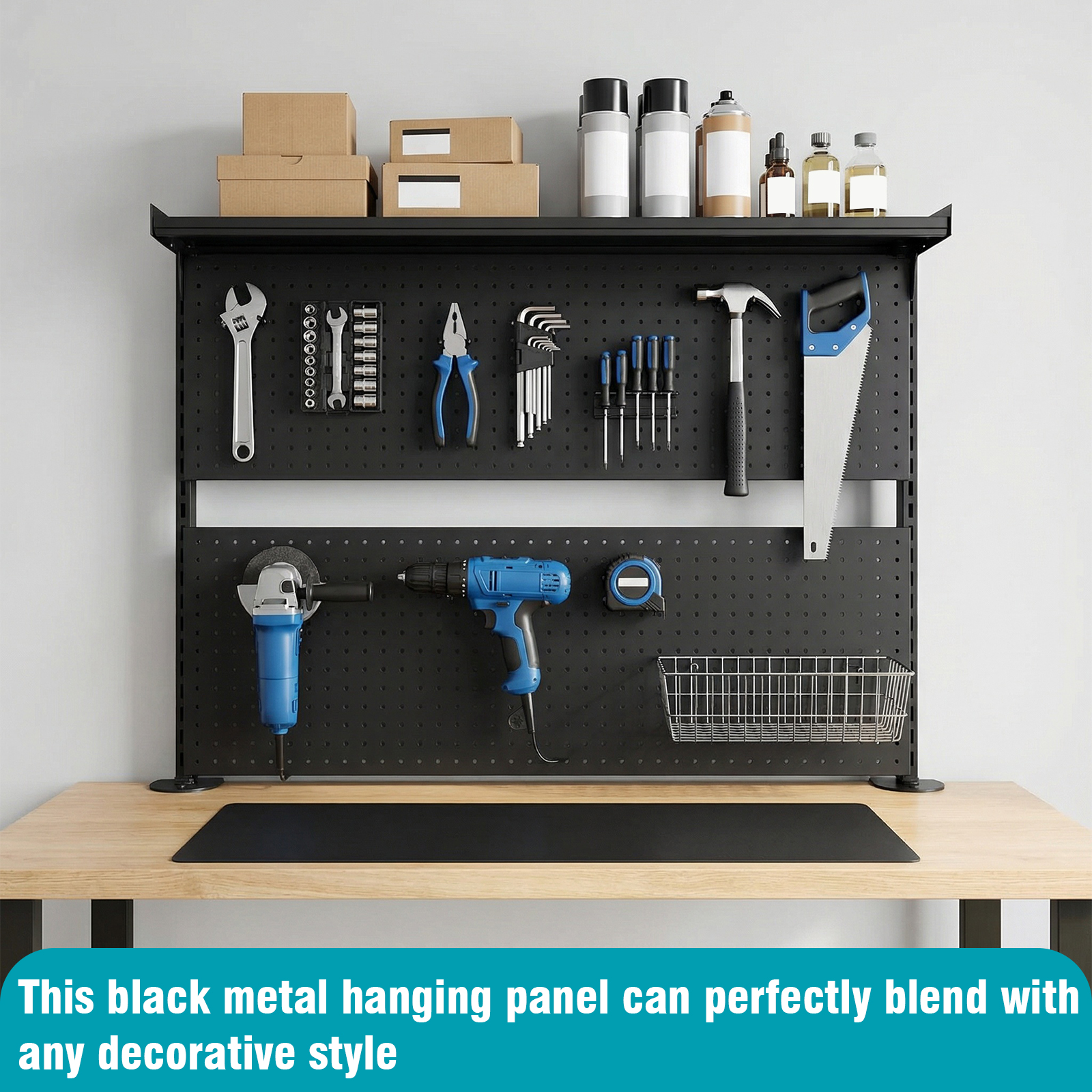 Desk Pegboard with Monitor Sta - Gaming Office Accessories recensie en prijs