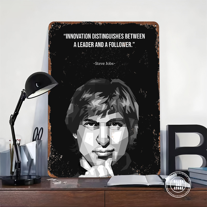 Steve Jobs WPAP Metal Poster C - Gaming Accessories Europe recensie en prijs