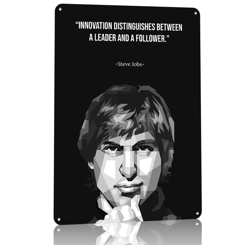 Steve Jobs WPAP Metal Poster C - Gaming Accessories Europe recensie en prijs