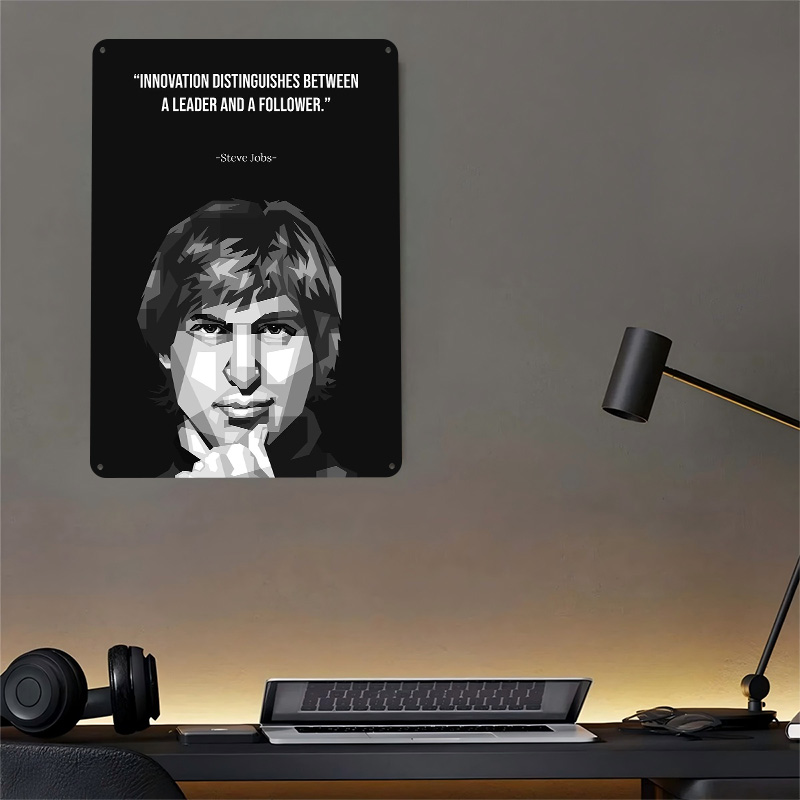 Steve Jobs WPAP Metal Poster C - Gaming Accessories Europe recensie en prijs