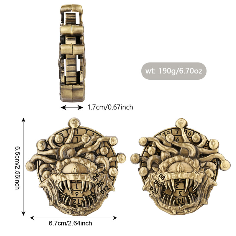 Retro Beholder Shape Metal Dic - Gaming Accessories Retro recensie en prijs