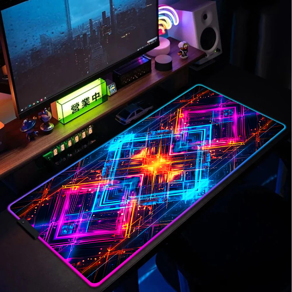 Neon Geometric Energy Matrix X - Gaming Accessories For Pc Setup recensie en prijs