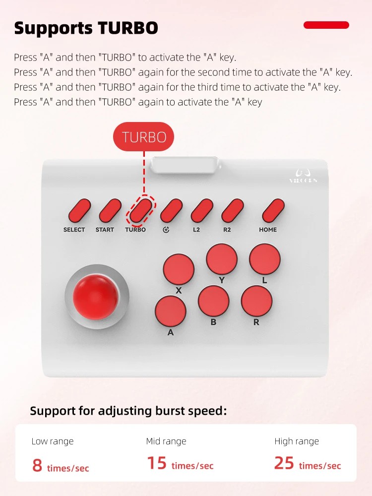 Arcade Joystick Wireless Gamin - Gaming Accessories For Android recensie en prijs