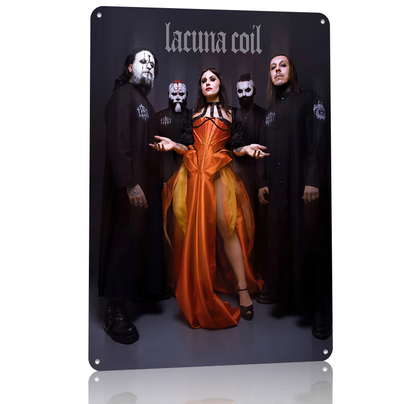 Lacuna Coil Band Portrait Tin  - Gaming Accessories Retro recensie en prijs