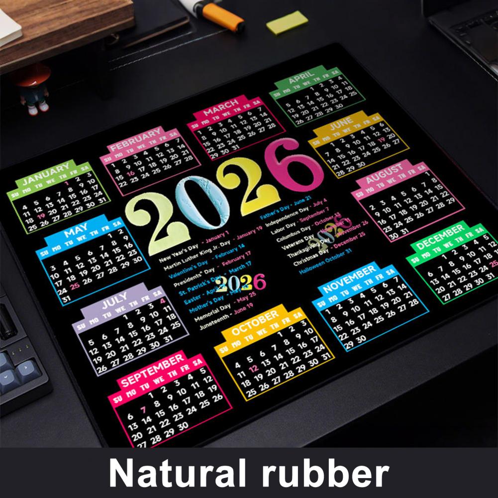 2026 Calendar Mouse Pad Waterp - Gaming Office Accessories recensie en prijs