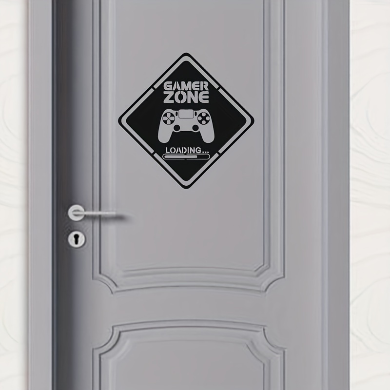 1pc Gamer Zone Door Decal Wall - Gaming Accessories For Room recensie en prijs