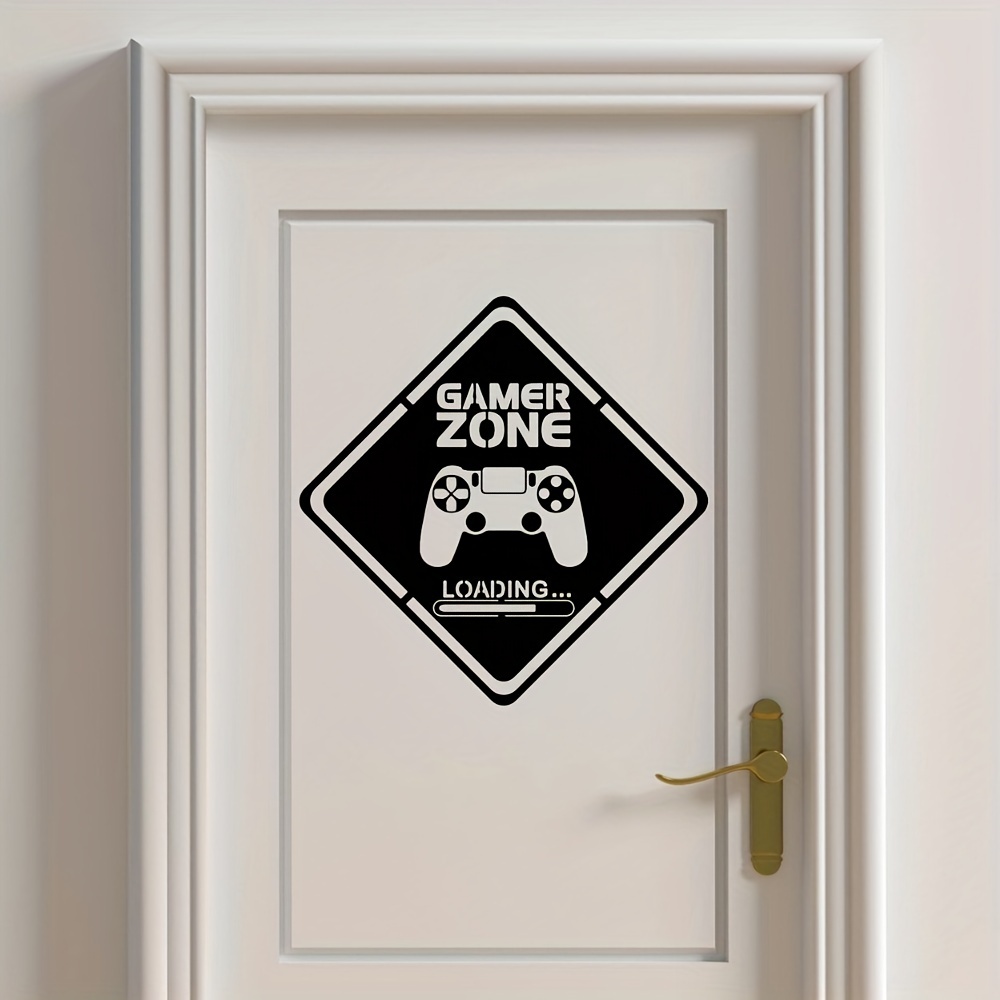 1pc Gamer Zone Door Decal Wall - Gaming Accessories For Room recensie en prijs