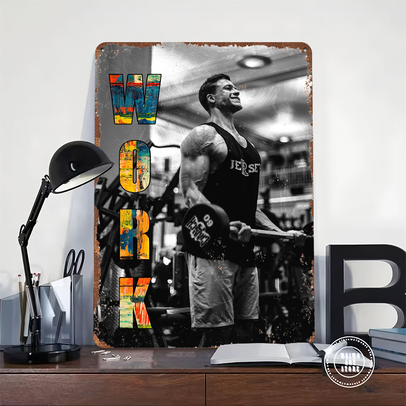 GYM Tin Poster Customized Wall - Gaming Accessories Europe recensie en prijs