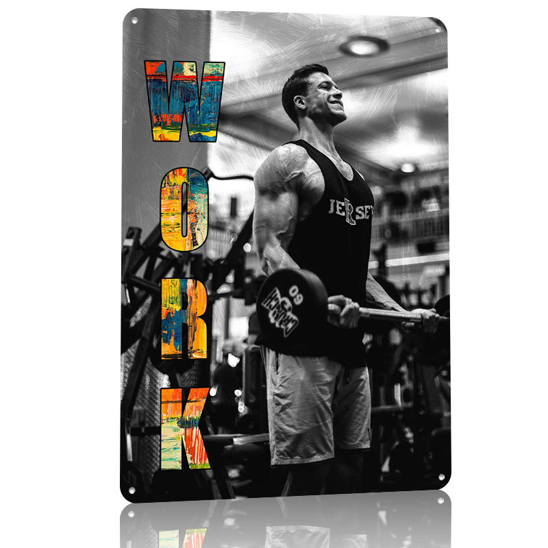 GYM Tin Poster Customized Wall - Gaming Accessories Europe recensie en prijs