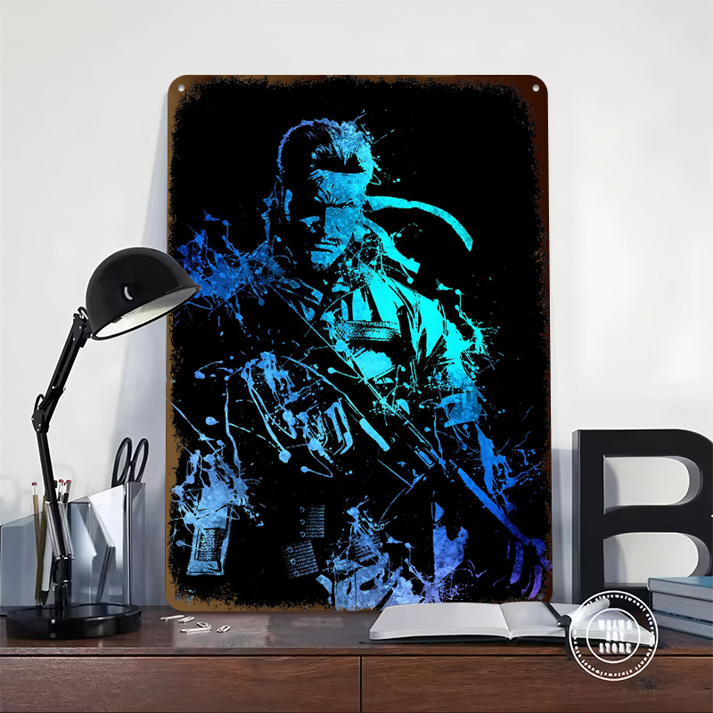 Big Boss Metal Poster Custom W - Gaming Accessories Retro recensie en prijs