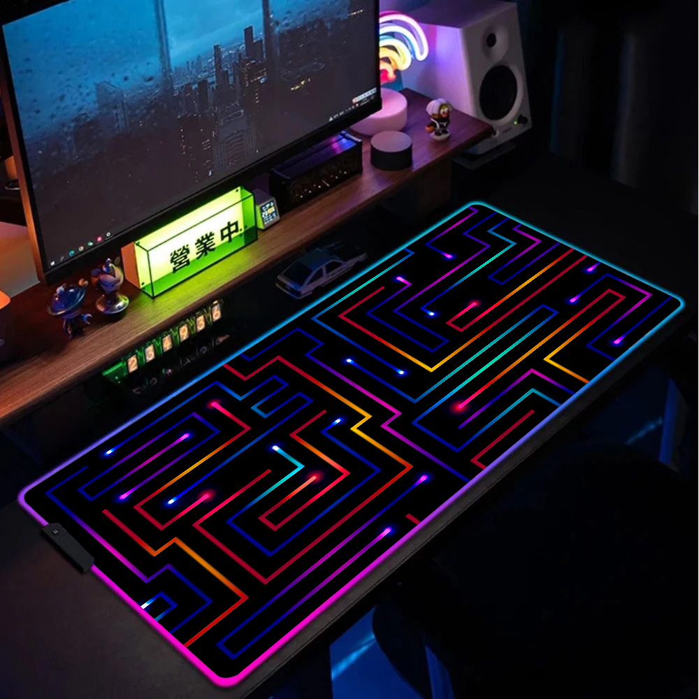 Xxl Mouse Pad 900x400 Neon Cir - Gaming Accessories For Pc Setup recensie en prijs