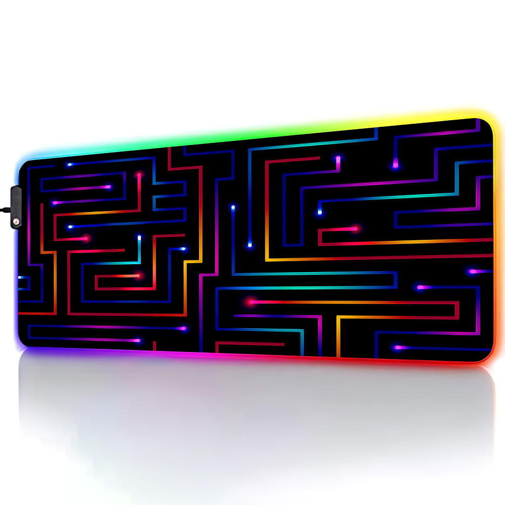 Xxl Mouse Pad 900x400 Neon Cir - Gaming Accessories For Pc Setup recensie en prijs
